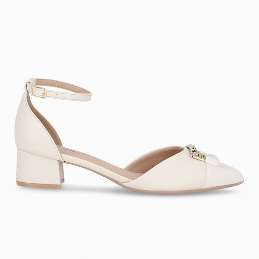 Zapato Taci Dorado/Crema 81