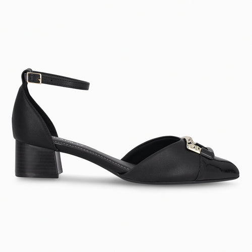 Zapato Taci Negro/Dorado 81