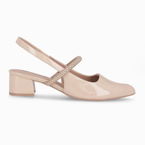 Zapato Taci Nude/Dorado 84