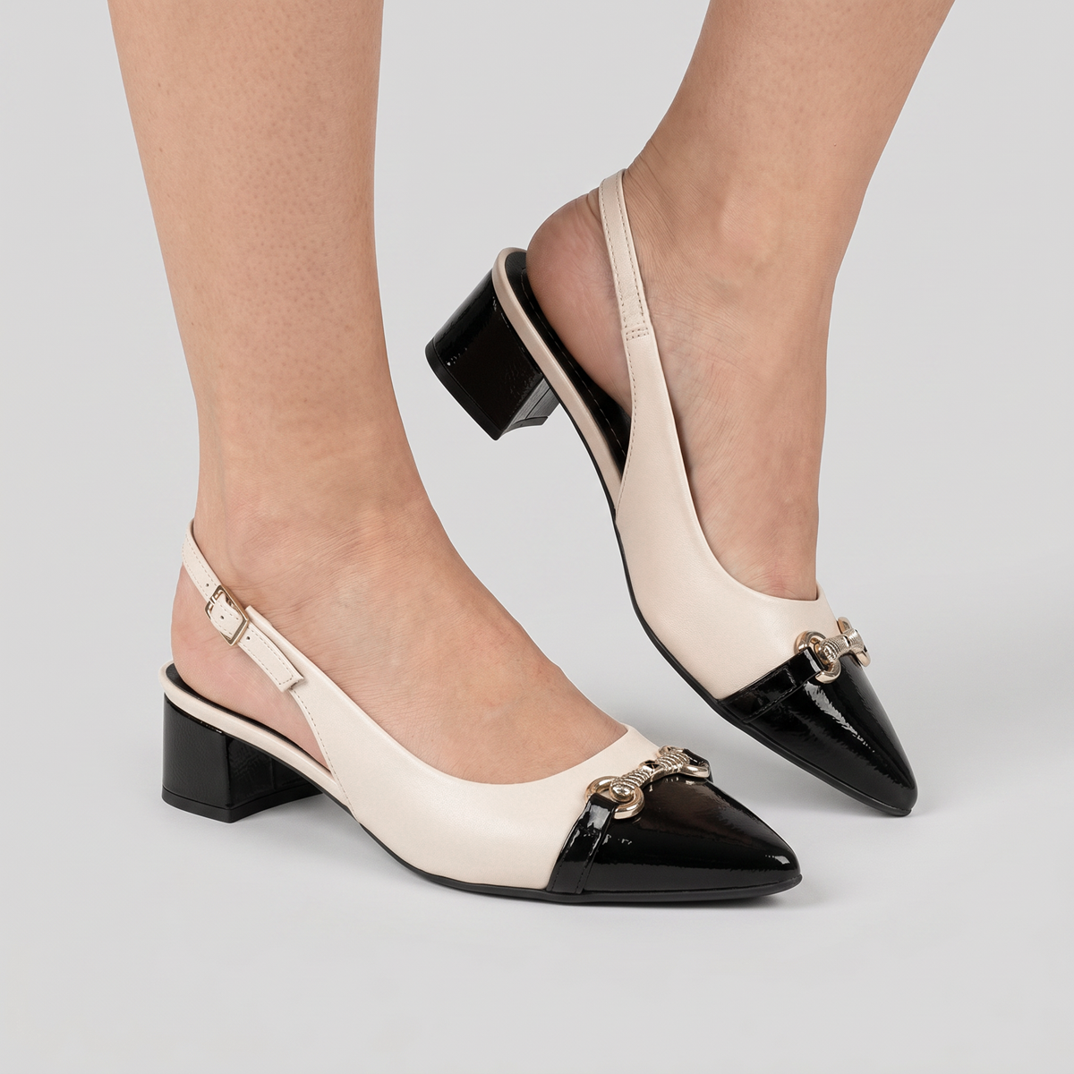 Zapato  Taci 19  Negro/Crema