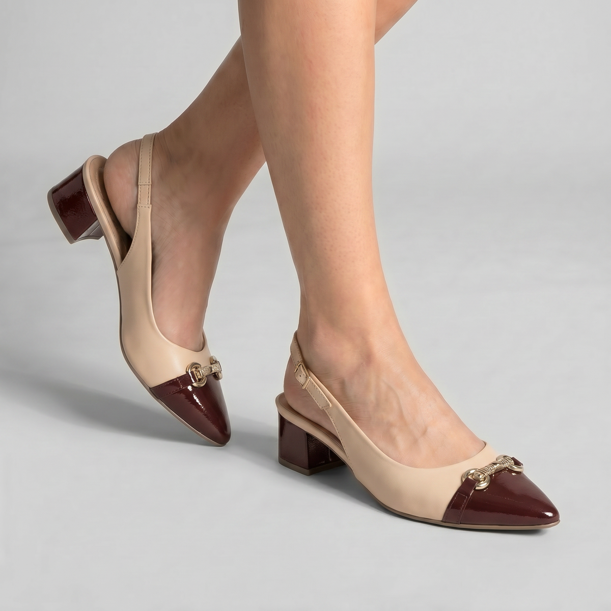 Zapato Taci 19  Rosa/Vino