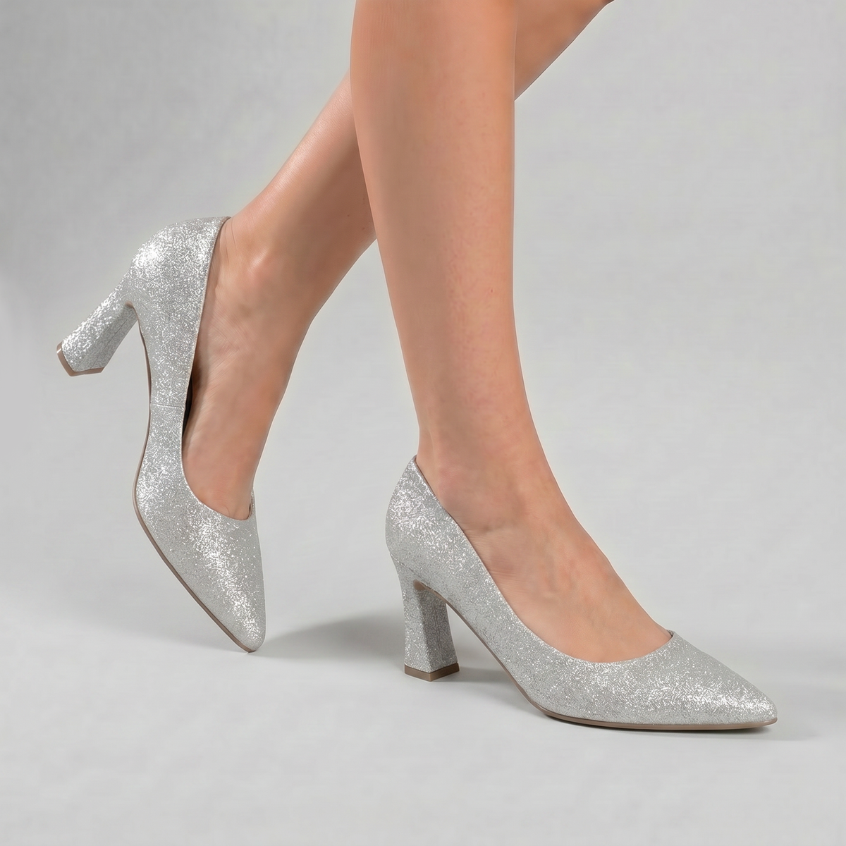 Zapato Silvana  Plata/Glitter