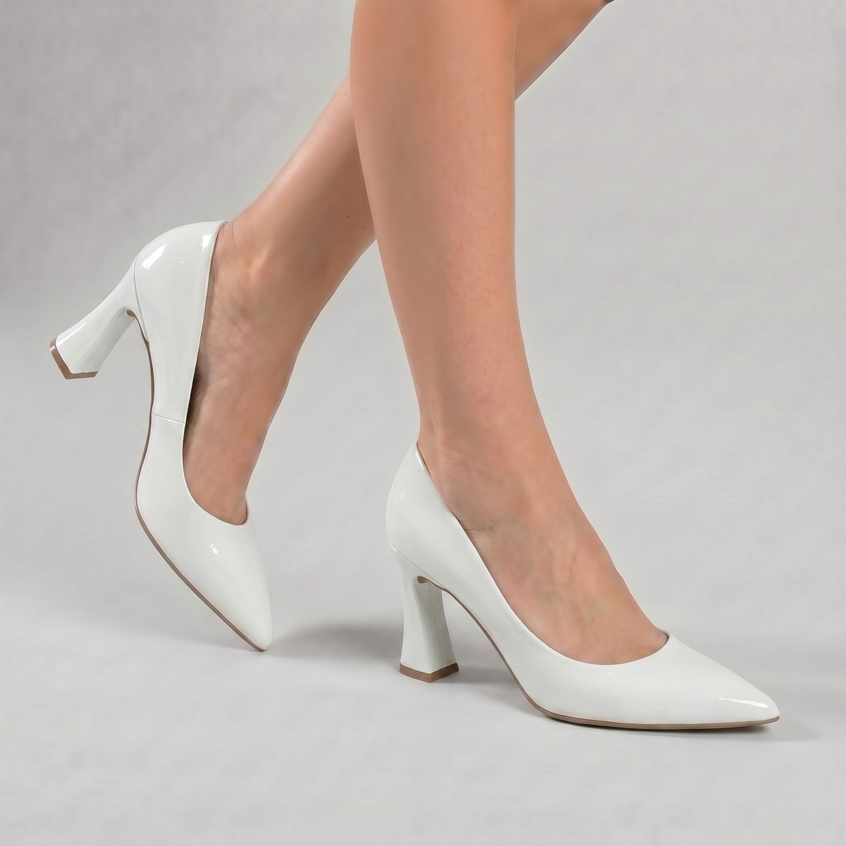 Zapato Silvana  Blanco/Charol