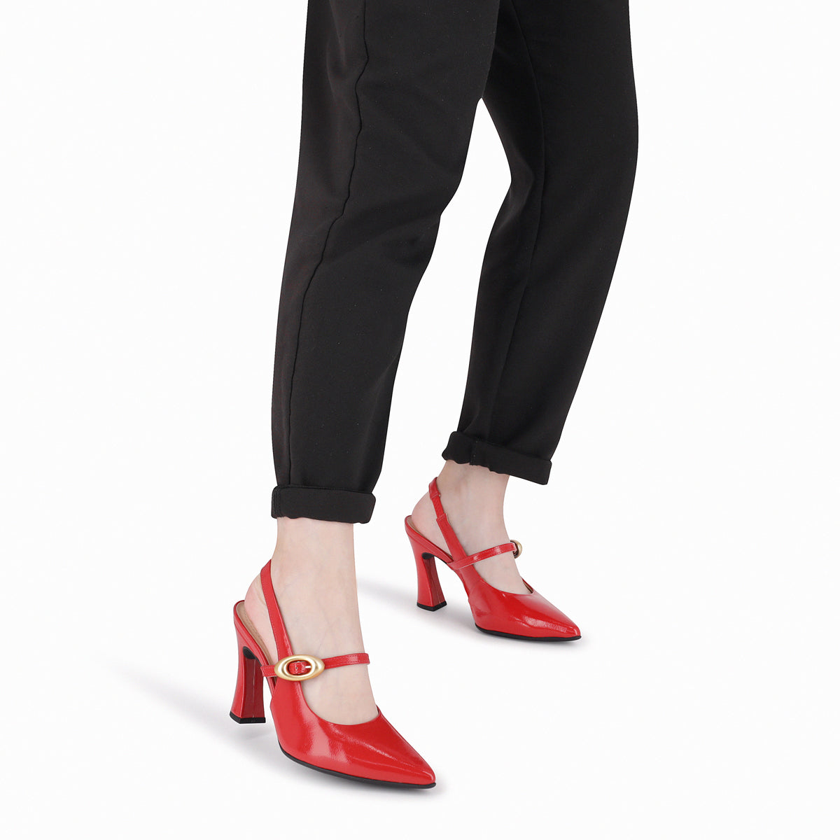 Zapato Silvana 174 Rojo/Charol