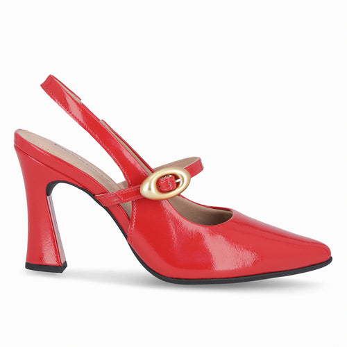 Zapato Silvana 174 Rojo/Charol