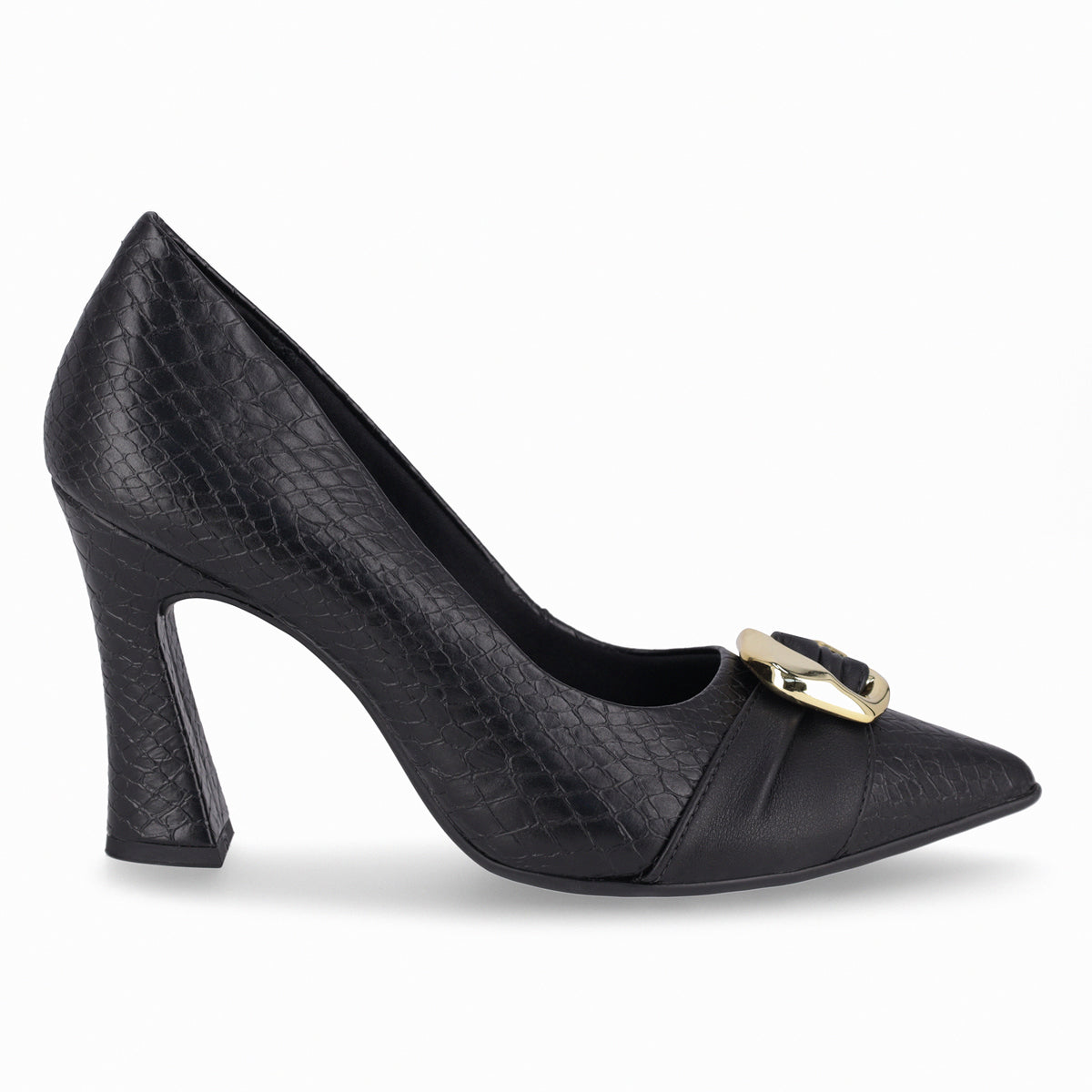 Zapato Silvana 42 Negro/Dorado