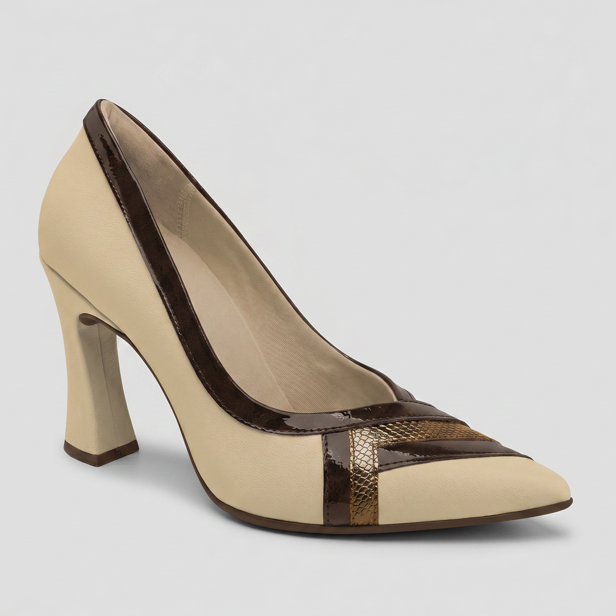Zapato Silvana  Vainilla/Chocolate