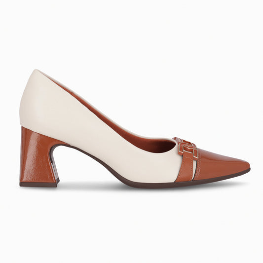 Zapato Irene Crema/Ocre