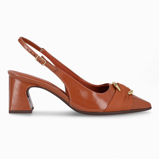 Zapato Irene Dorado/Ocre