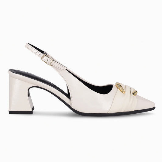 Zapato Irene Dorado/Crema