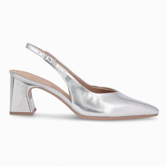 Zapato Irene Plateado