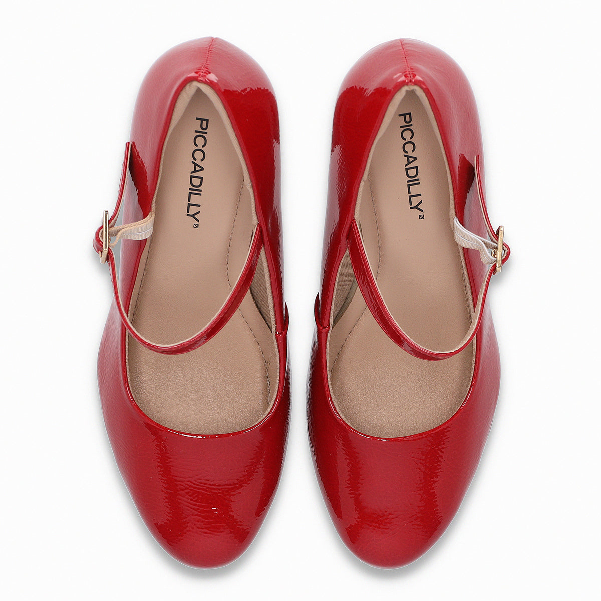 Zapato Mary Jane Evelin Rojo