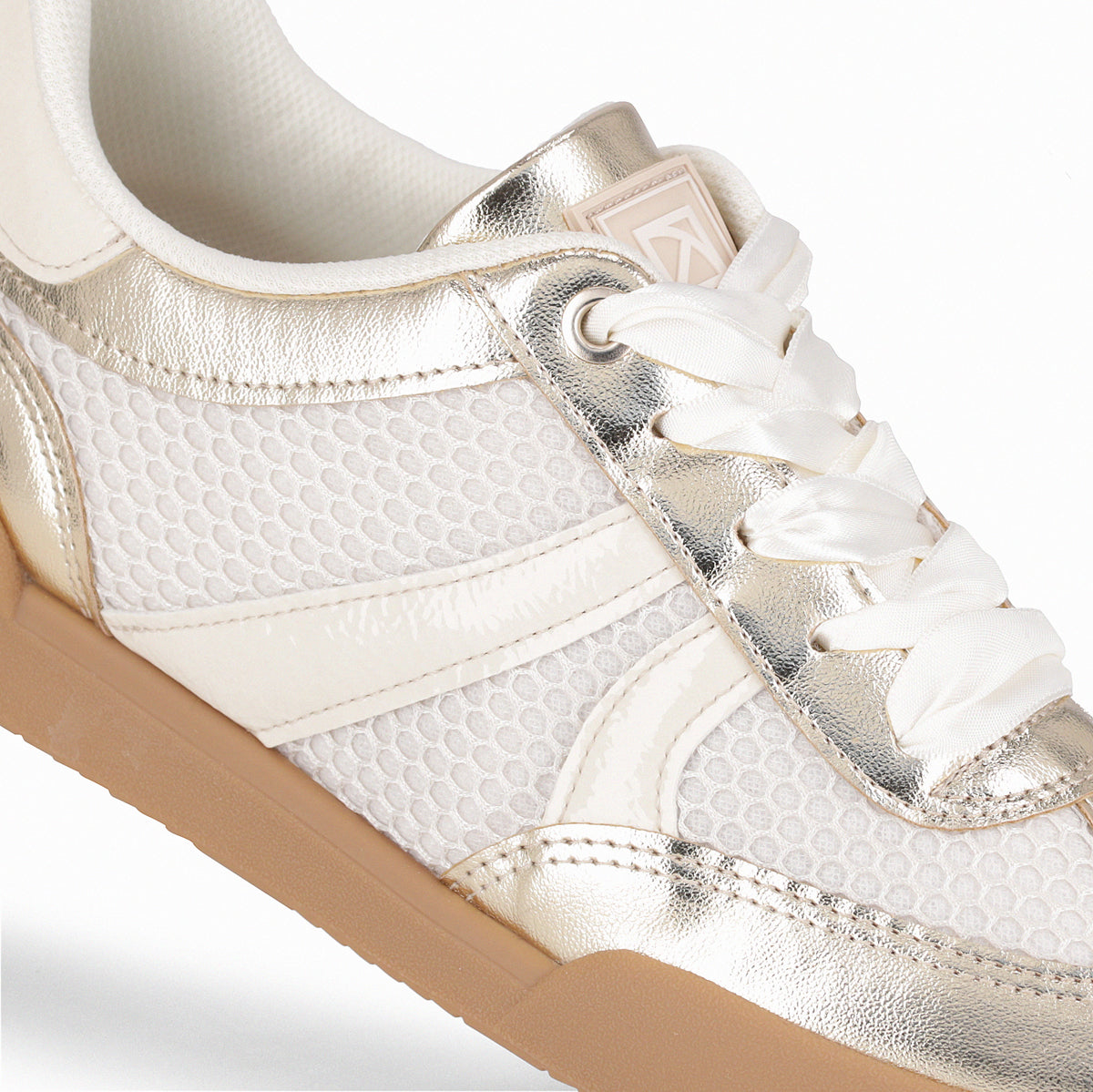 Zapatilla Caroline Dorado/Beige
