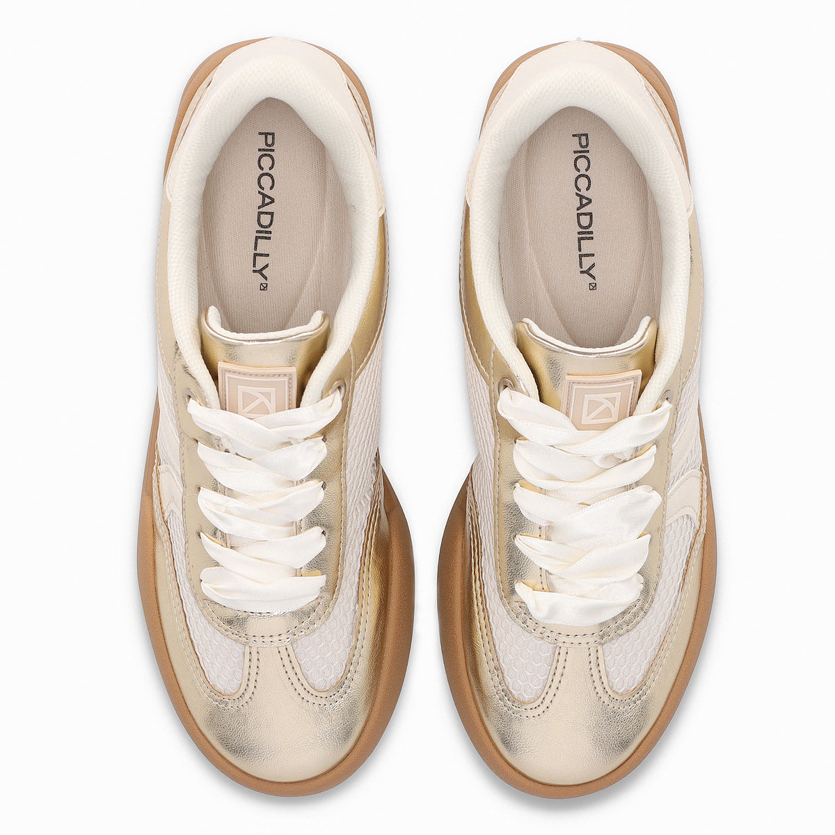 Zapatilla Caroline Dorado/Beige