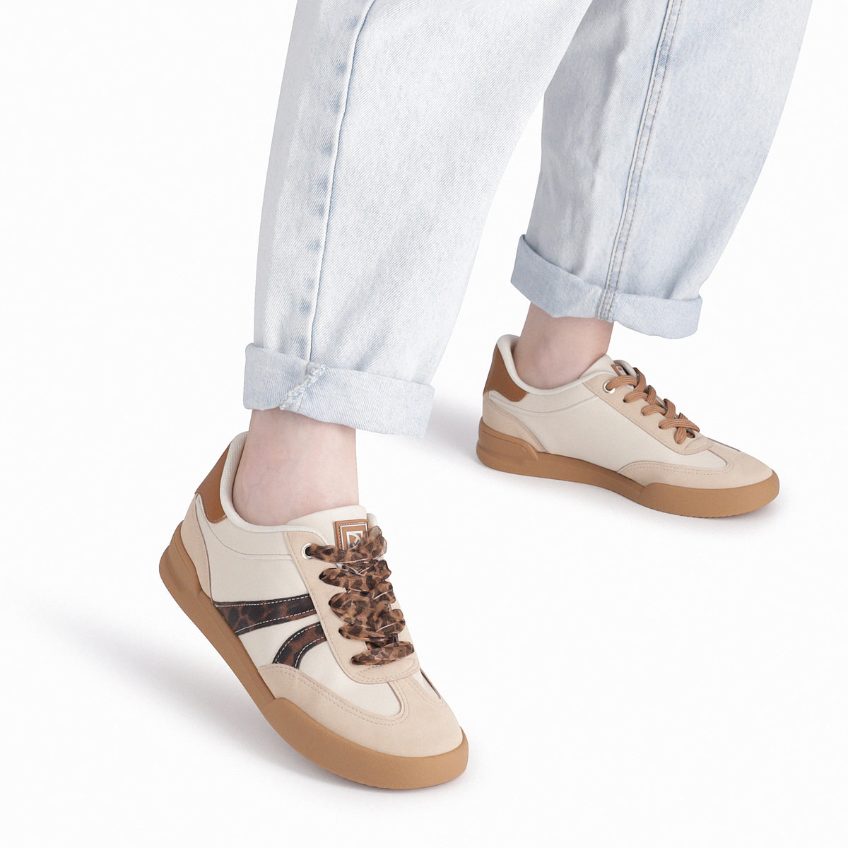 Zapatilla Caroline Beige