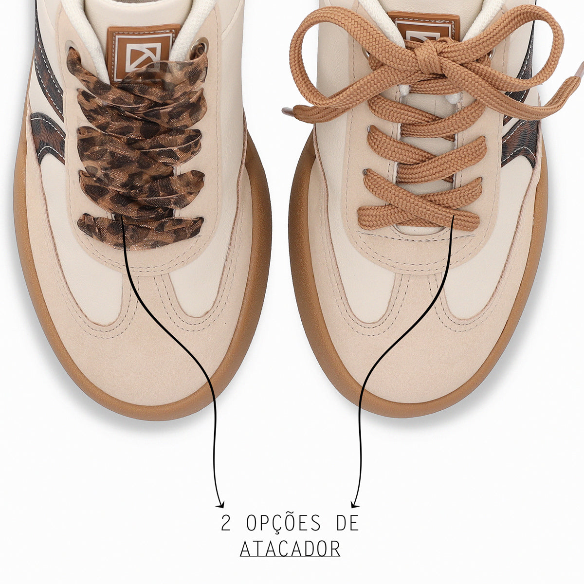 Zapatilla Caroline Beige