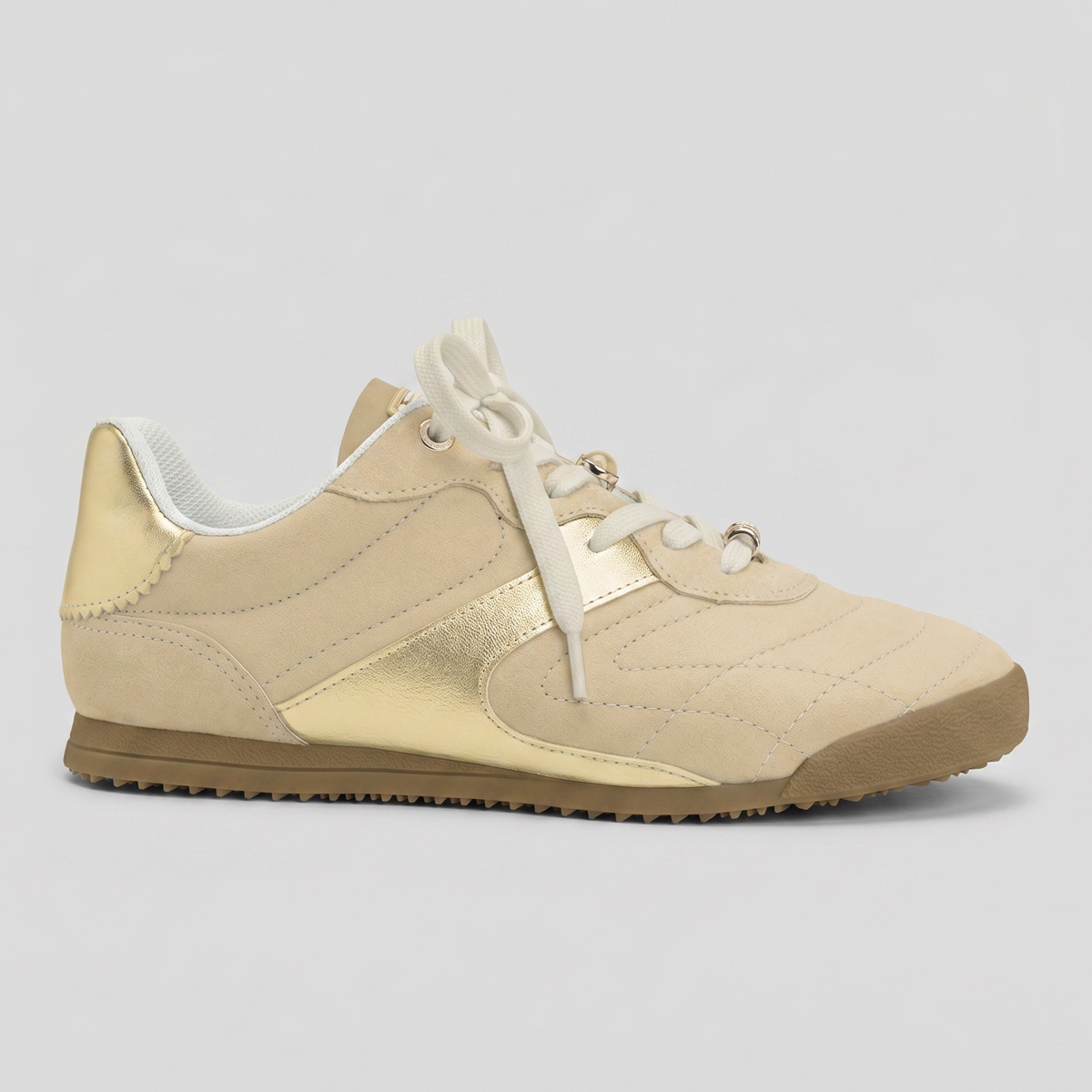 Zapatilla Kelly Vainilla/Dorado