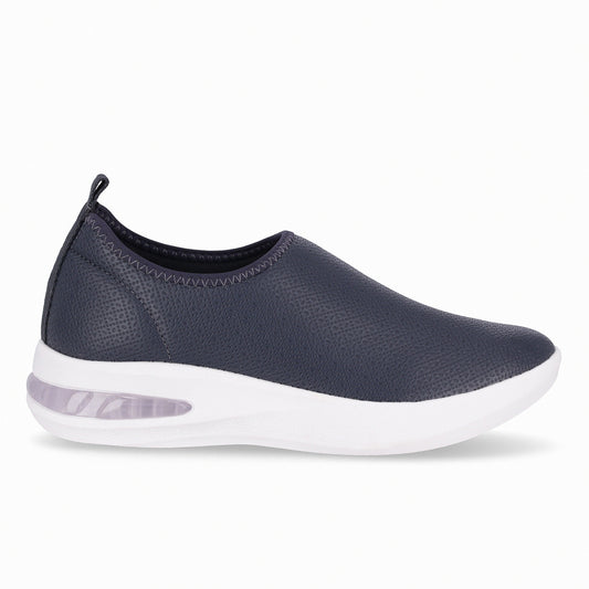 Zapatilla SoftStep Anabela Azul