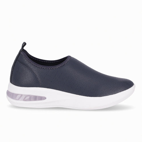 Zapatilla SoftStep Anabela Azul