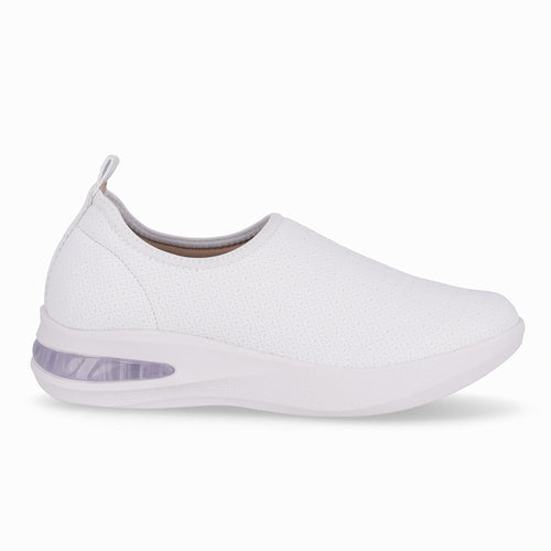 Zapatilla SoftStep Blanco Anabela