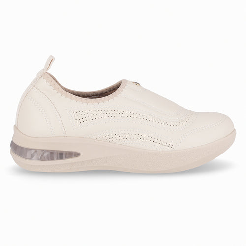 Zapatilla Soft Step Crema