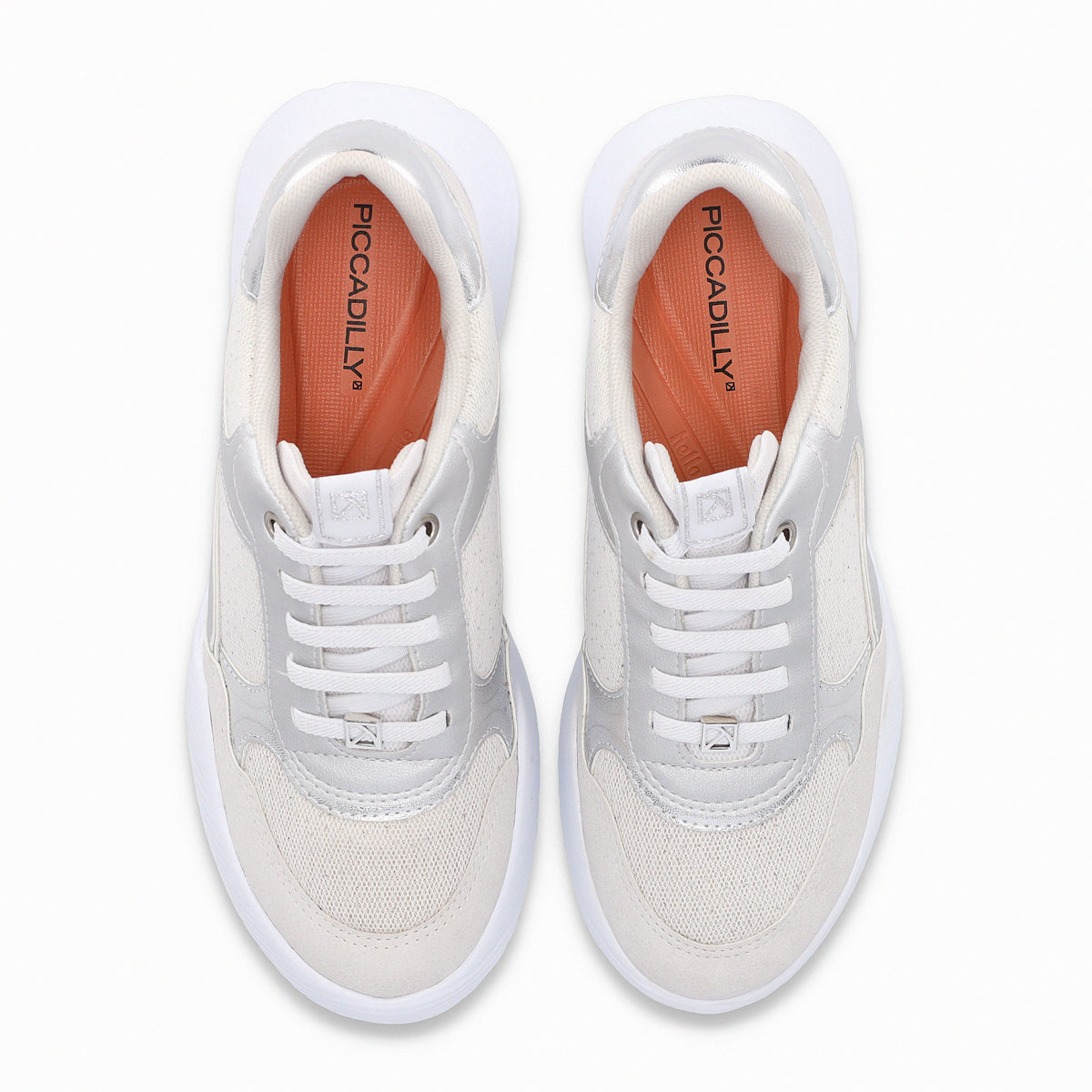 Zapatilla Fascitis Blanco/Plata