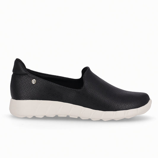 Zapatilla Fabi Negro/Crema
