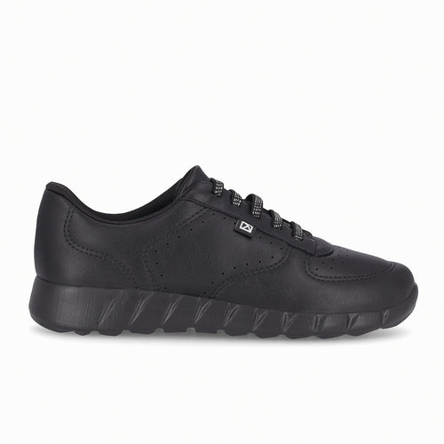 Zapatilla Fabi Negro/Crema 620