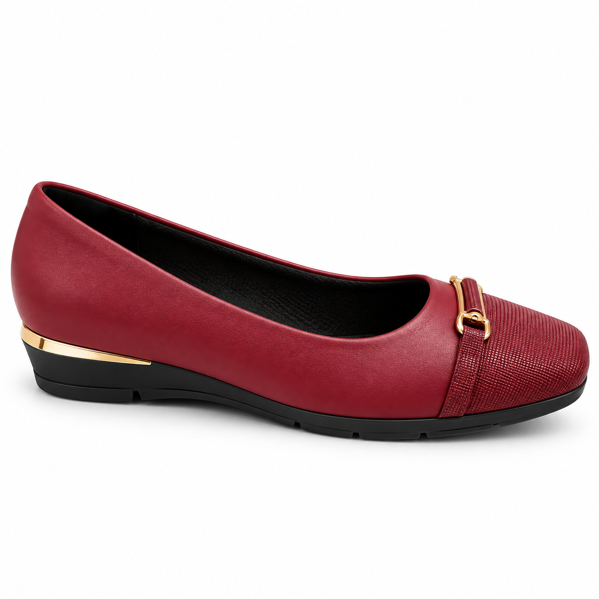 Zapato Fernanda Negro/Rojo
