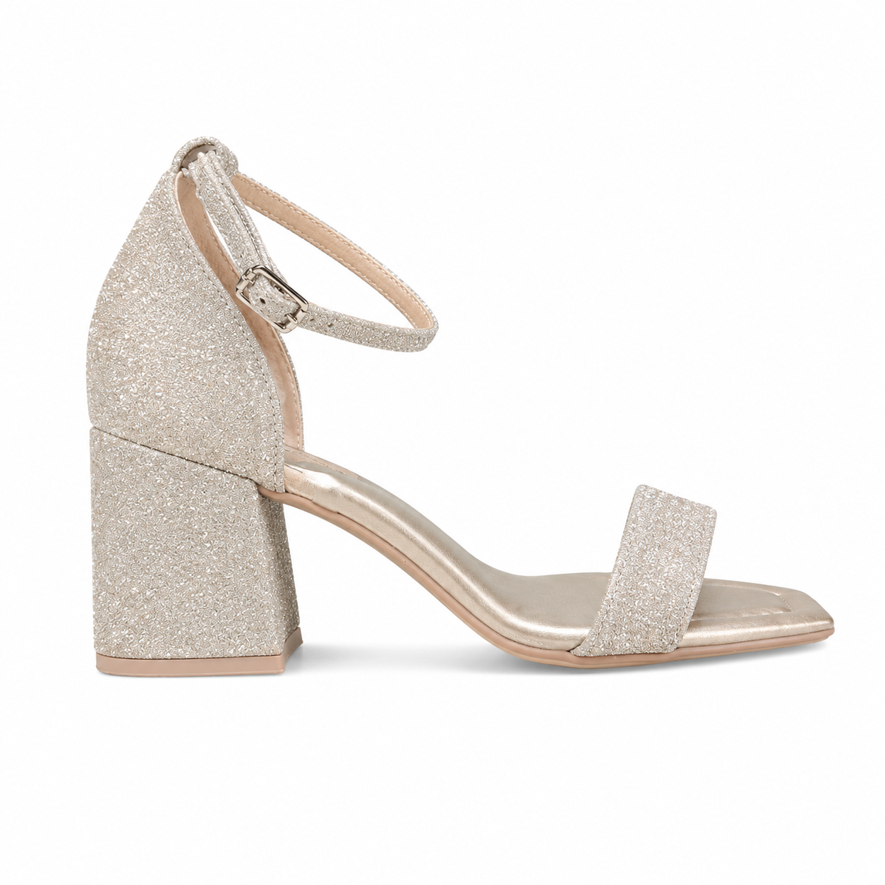 Sandalia Flavia Dorado/Glitter