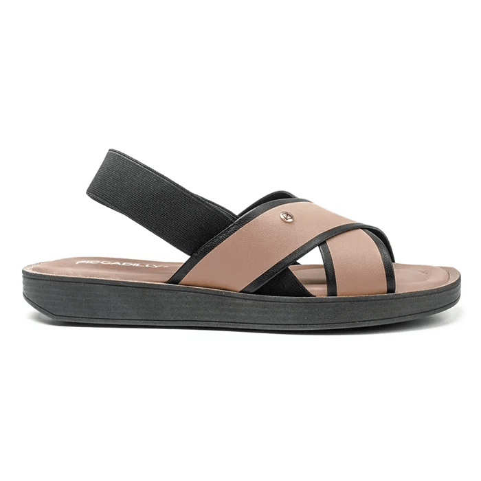 Sandalia 811 Negro/Marron Piccadilly