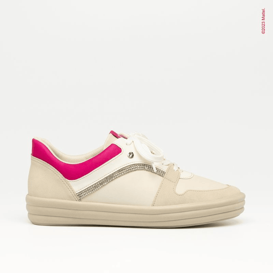 Zapatilla Barbie Rosa/Beige