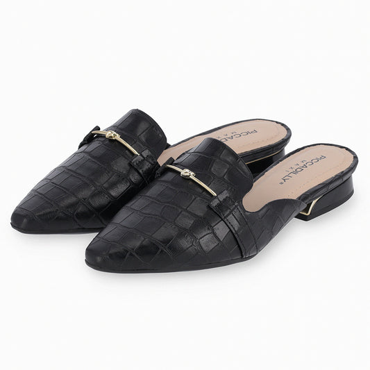 Zapato Silvia Crocco Negro Piccadilly