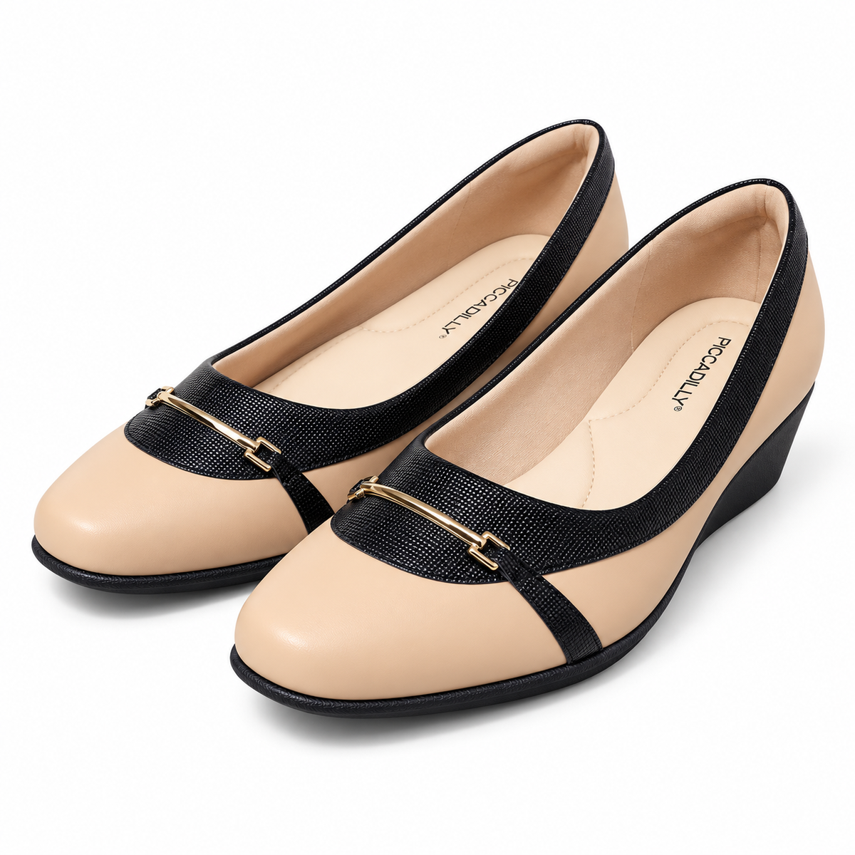 Zapato Ivone Nude/Negro
